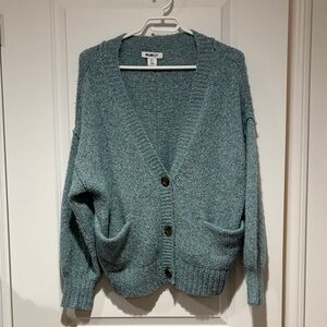 William Rast Green Cardigan Sweater